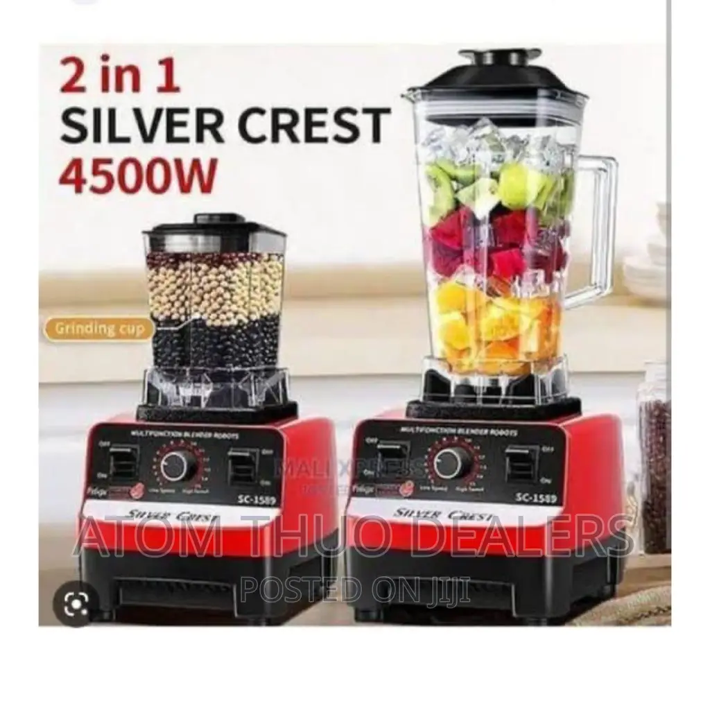 2 in 1 Silver Crest Blender