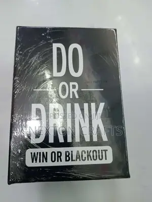 Do or Drink Win or Black Out Card Game