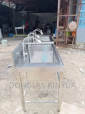 Double Bowl Modern Sink Stainless Steel.