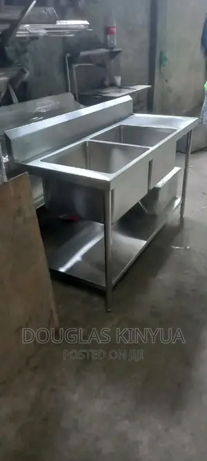 Double Bowl Sink (Stainless Sink).