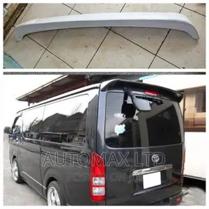 Toyota Hiace 7L, KDH200 Rear Roof Unpainted Spoiler (Matatu