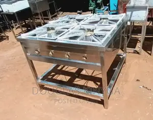 St. Commercial Stainless Steel Gas Cooker.