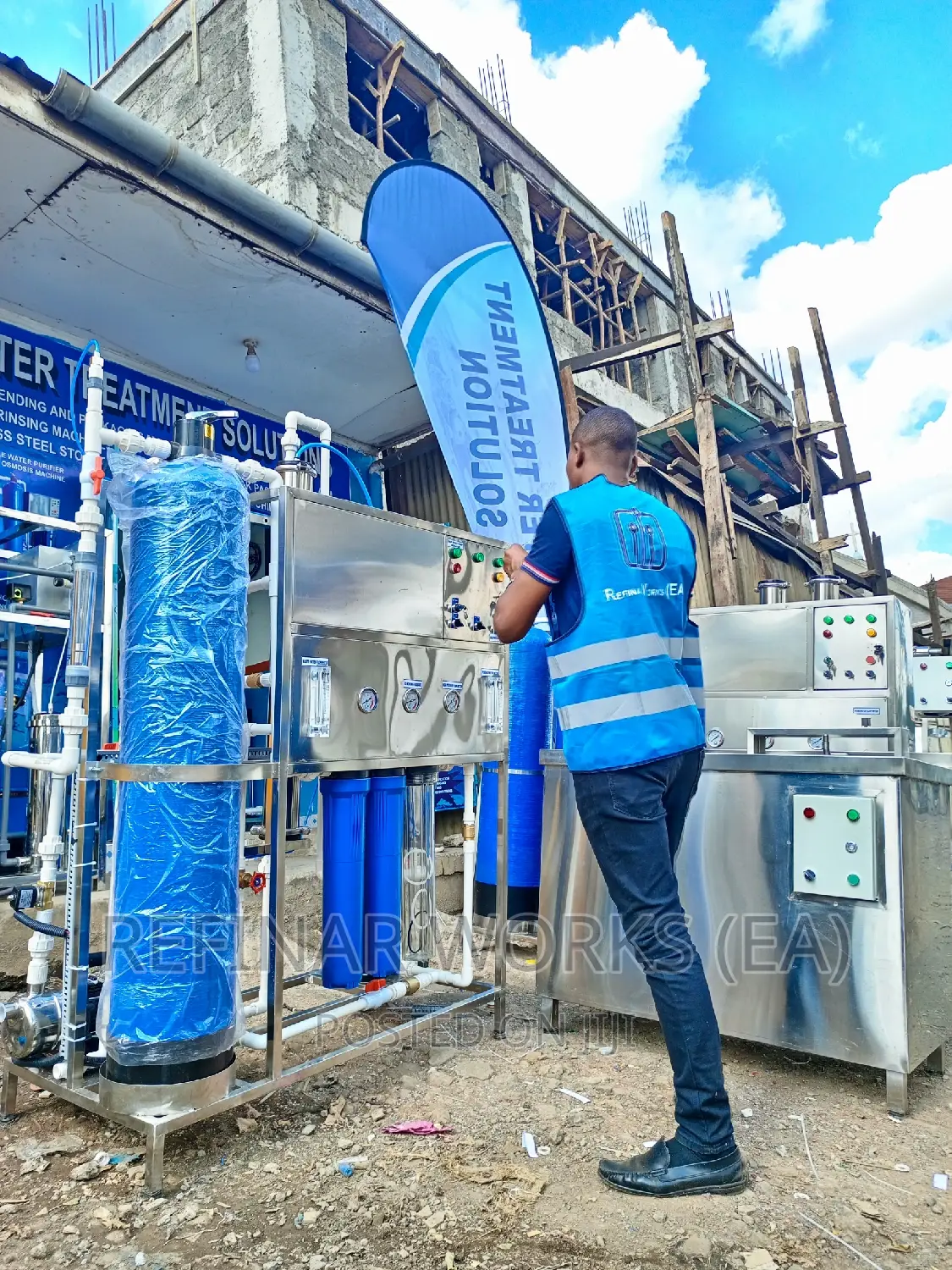 Reverse Osmosis Machine Borehole Water Purification Machine