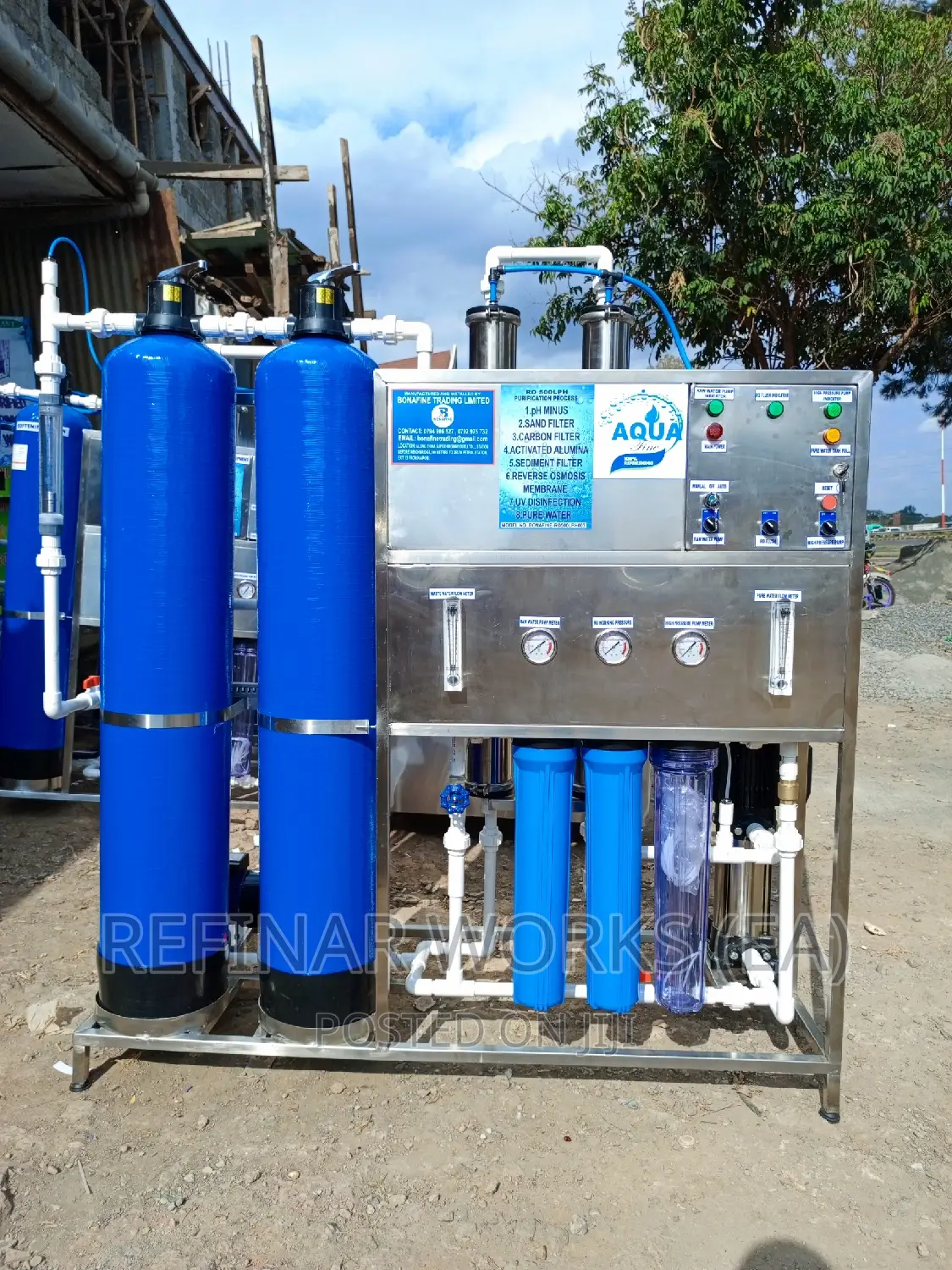 Reverse Osmosis Machine Borehole Water Purification Machine
