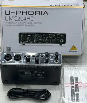 Behringer U-Phoria UMC204HD USB 2.0 Audio Interface