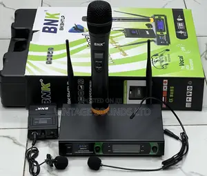 New BNK Bk9 -3in1 Lapel Microphone System