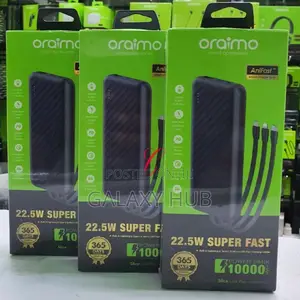 Oraimo Opb-7400q *40,000mah 22.5w* Fast Charging Power Bank