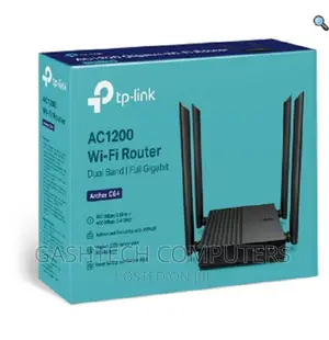TP-Link Archer C64 Ac1200 Wireless Mu-Mimo Wifi Router^^