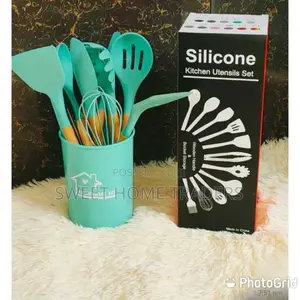 Kitchen Set 12pcs Silicone Non-Stick Cooking Spoon Set