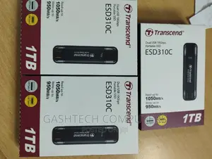 Transcend 1TB, External SSD, ESD310C, USB Type-a/Usb Type-C