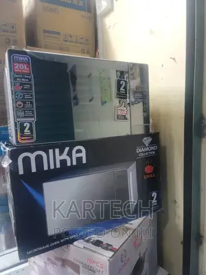 Mika Microwave Oven Grill 20ltr With 1000W Grill Silver