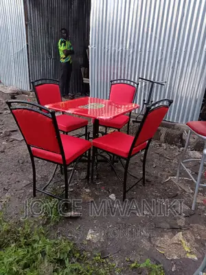 Restaurant Set of Balls Chairs, Red.