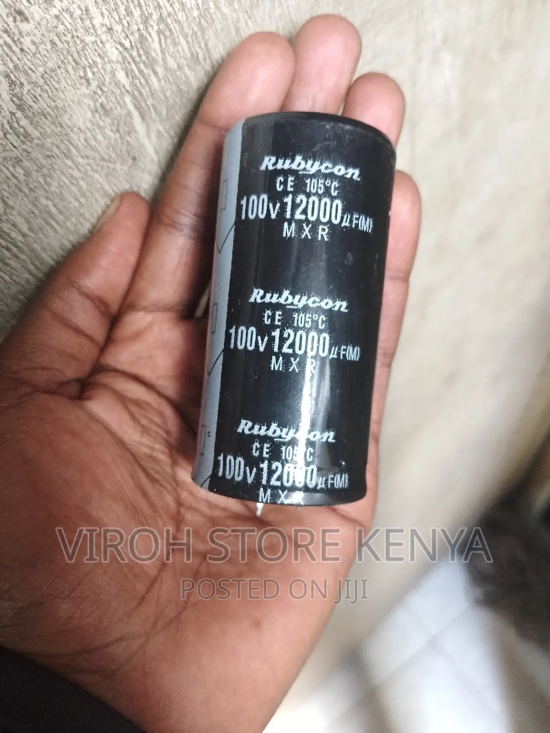 100 Volts 12000UF Microfarads Capacitor
