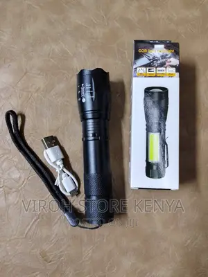 LED Flashlight Torch With Zoom Pocket Search Torch