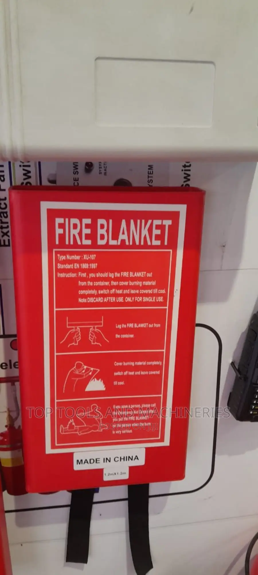 Quality 1.2m By 1.2m Fire Blanket