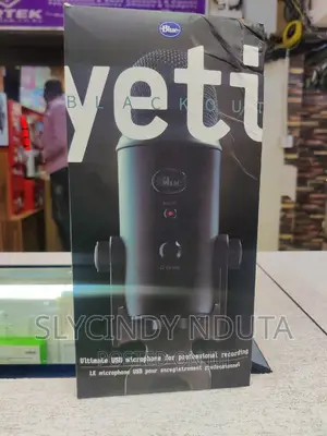 Blackout Blue Yeti Microphone