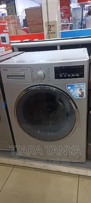 Solstar 9014DVFL Front Load Washing Machine 9kg Silver
