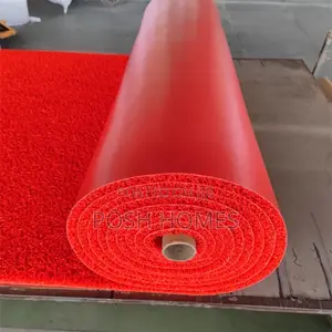 Red PVC Spaghettis Rubber Mats