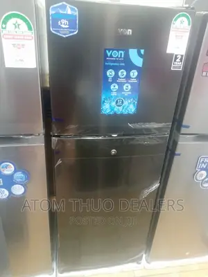 Von 138 Litres Double Door Fridge