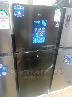 Von 138 Litres Double Door Fridge