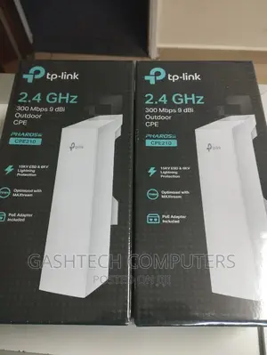 Tp-Link Cpe210 2.4ghz 300mbps 9dbi Outdoor Cpe