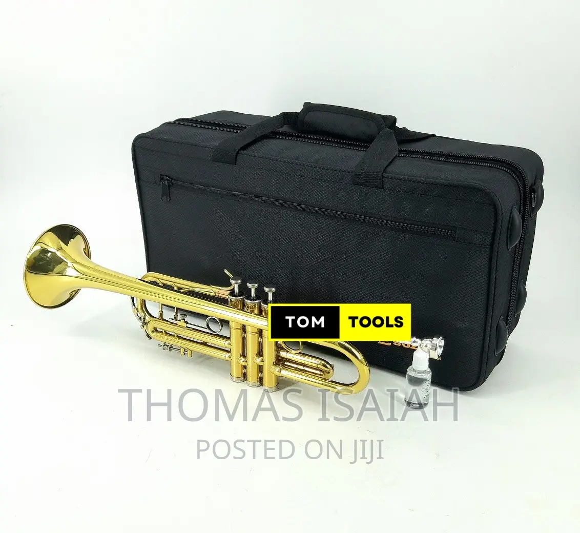 Suzuki Professional B♭ B Flat Trumpet, Gold Lacquer In Hard