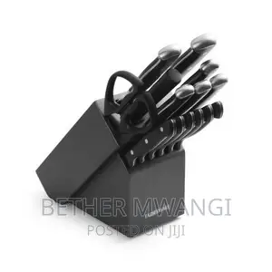 15-Piece Forged Triple Riveted Knife Block Set.