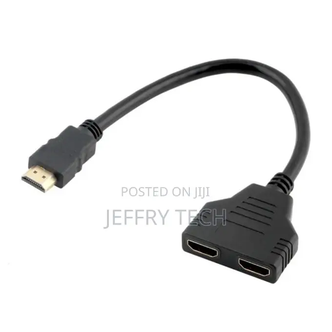 HDMI Cable Adapter 1.4B Splitter HDMI 1 in 2 Out Cable Conn