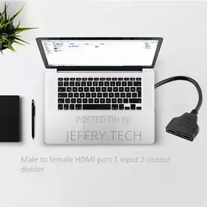 HDMI Cable Adapter 1.4B Splitter HDMI 1 in 2 Out Cable Conn