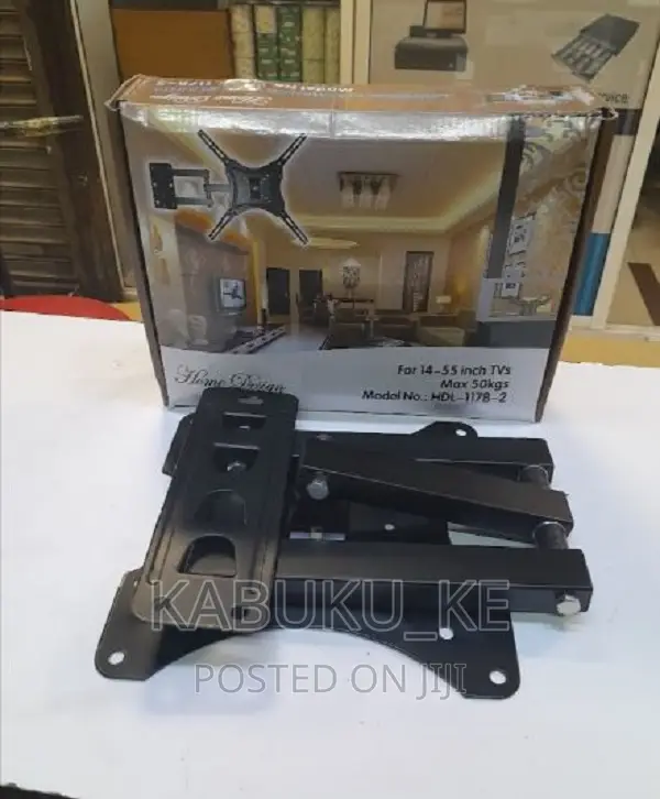Rotating 14"-55" Tilt Moving Wall Mount Bracket