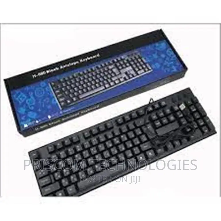 Generic Keyboard for Computer Desktop- Wired Keyboard TJ 818