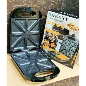 Sokany KJ-126B 4 Slice Sandwich Maker Toasternon Stick