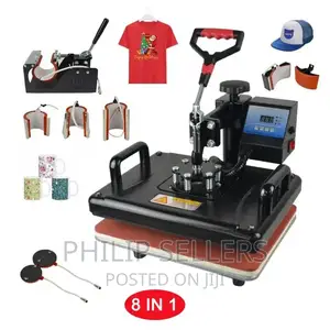 8 in 1 Sublimation Heat Press Machine Manual Machine for T S
