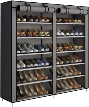 Shoe Rack/36 Pair Double Column Shoe Racks