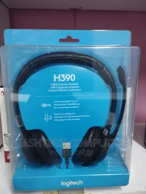 Logitech H390 Wired Headset for Pc/Laptop, Stereo Headphones