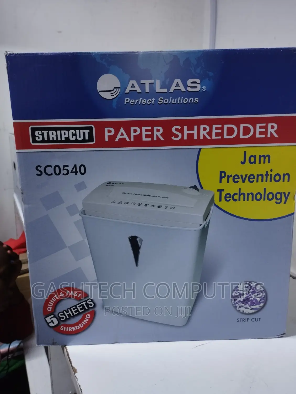 Atlas Paper Shredder Sc 0540 !Sc0540 5sheets