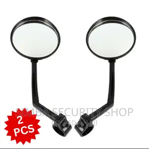 2 Pieces Bike Rear View Mirror Bicycle Motorbike Back Side