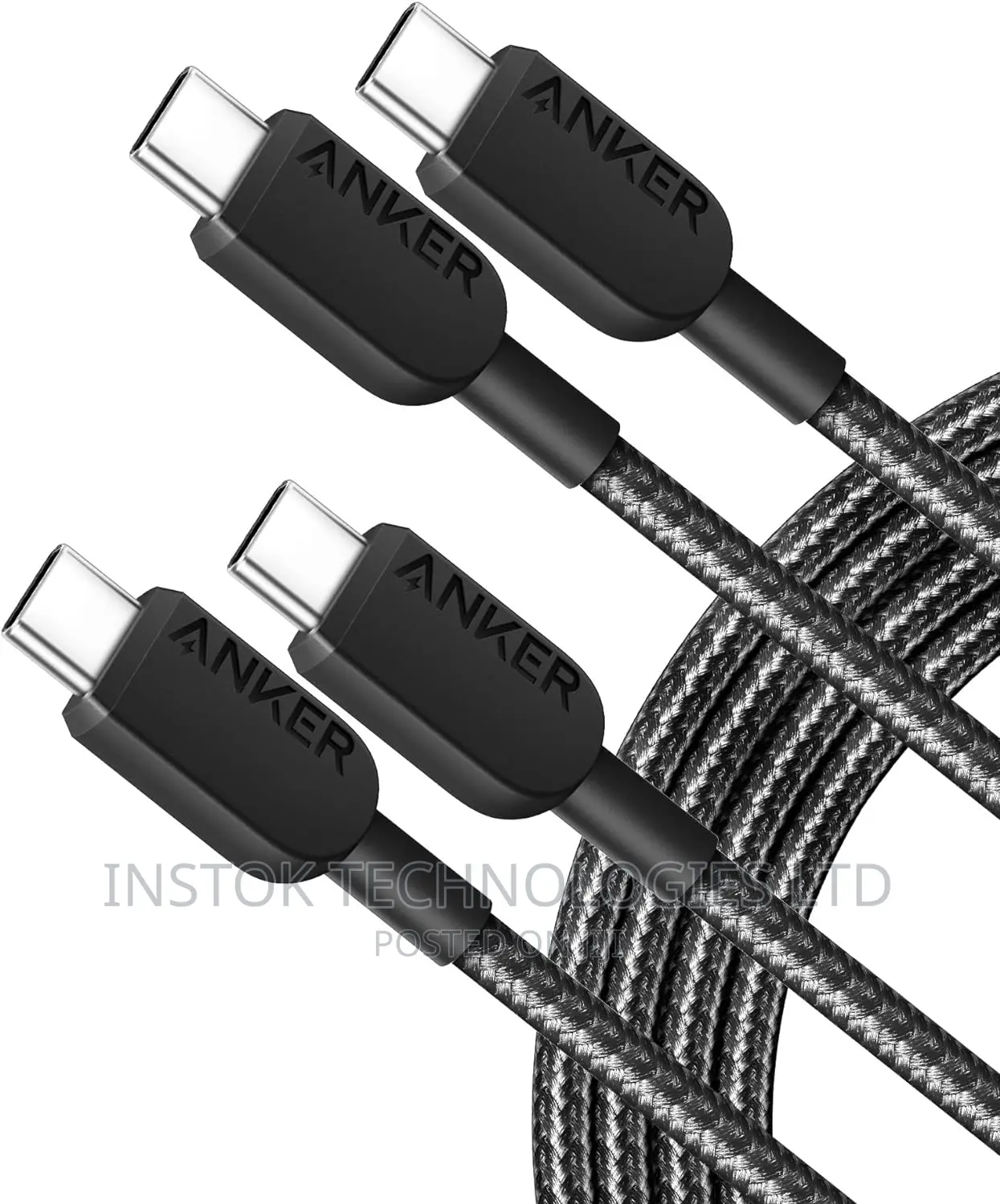Anker 310 USB C to USB C Cable 2M, 2 Pack 60W Pd