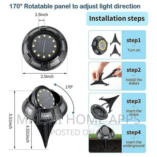Solar Ground Light