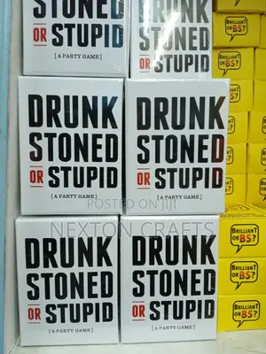 Drunk Stoned or Stupid Card Game