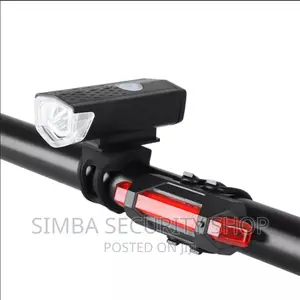 USB Rechargeable LED Bicycle Bike Front Rear Tail Lights