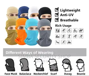 Full Face Light Balaclava Cycling Motorcycle Cosplay Mask