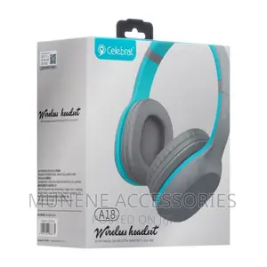 Celebrat A18 Wireless Mic Extra Bass Bluetooth Headphone