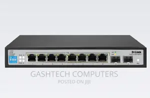 ''d-link 8 Switch+2 SFP Ports-port Poe Gigabit Smart Managed
