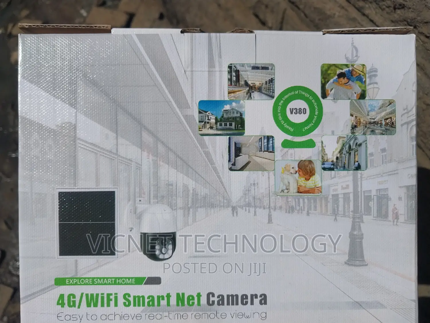 V380 4g Simcard Solar PTZ Camera