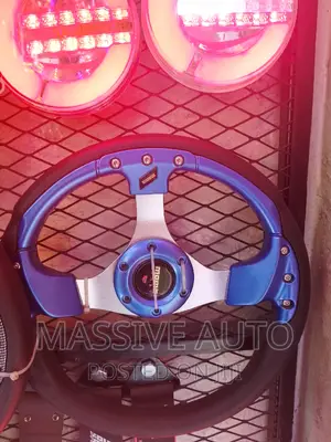 Buy Blue/Black Sports Car Steering Wheel Cover