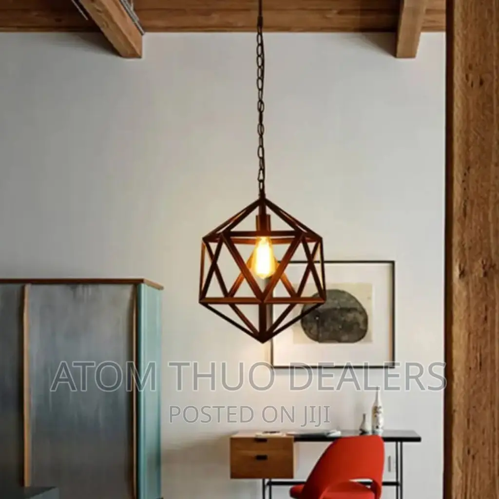 Elegance Black Pendant Light With Bulb