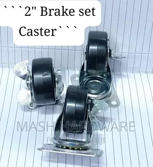 2" Brakeset Casters