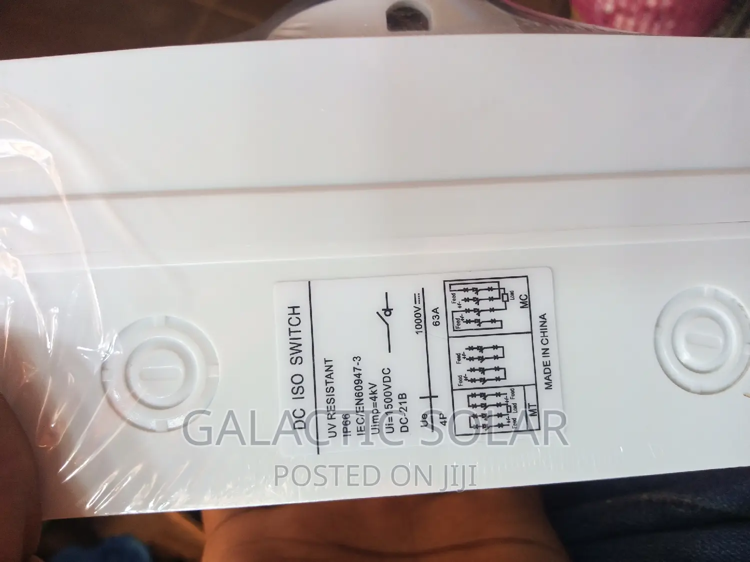 DC Pv Disconnect 63A