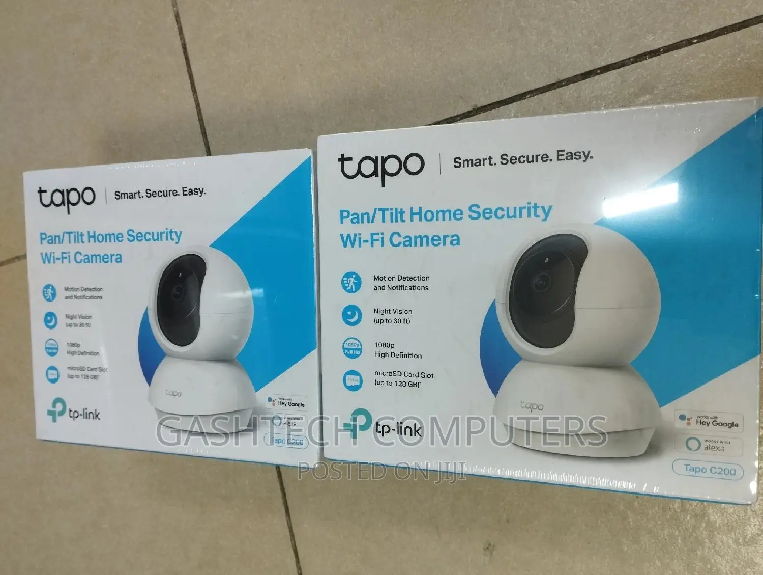 Tp-link Pan/Tilt Home Security Wi-fi Camera - Tapo C200